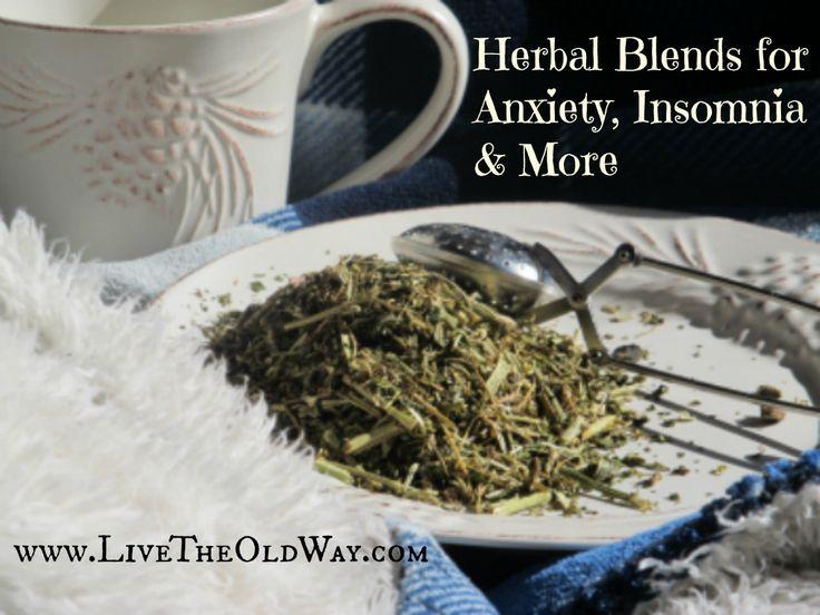 Hochzeit - Herbal Blends For Anxiety, Insomnia And More