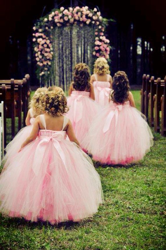 Wedding - READY To SHIP - Size 2T - Rose Princess Tutu Dress With Sash - Reversible Dress