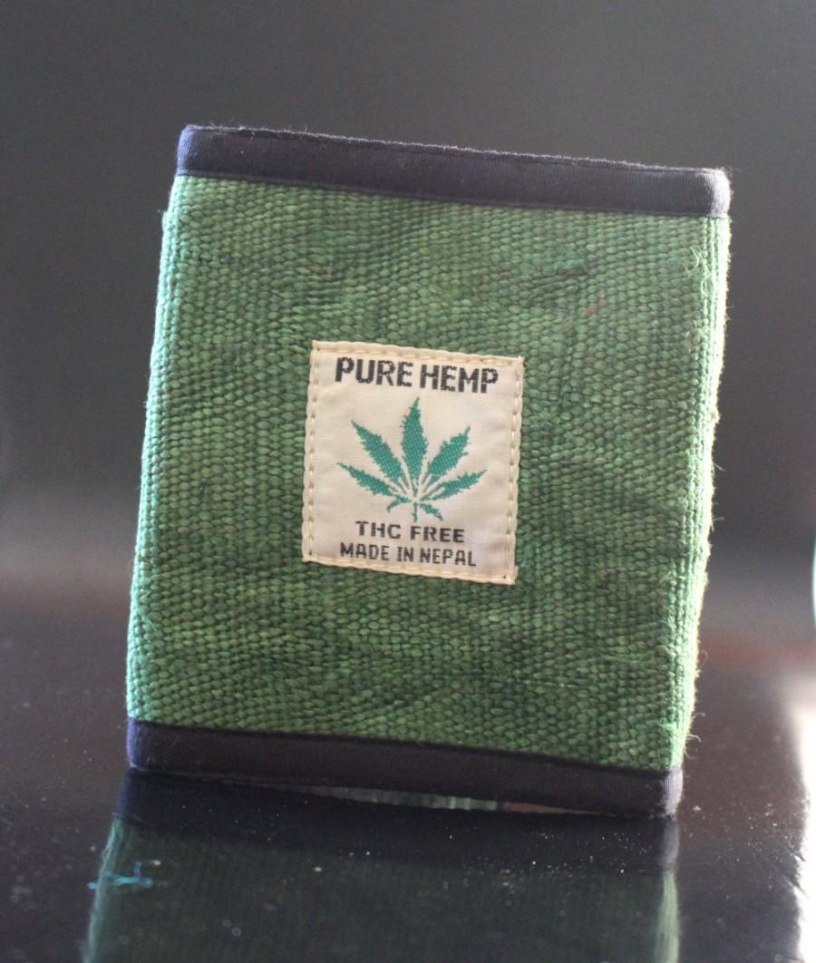 Wedding - 100% Natural Pure Hemp Wallet Purse Made in Nepal 3 Colors Variation