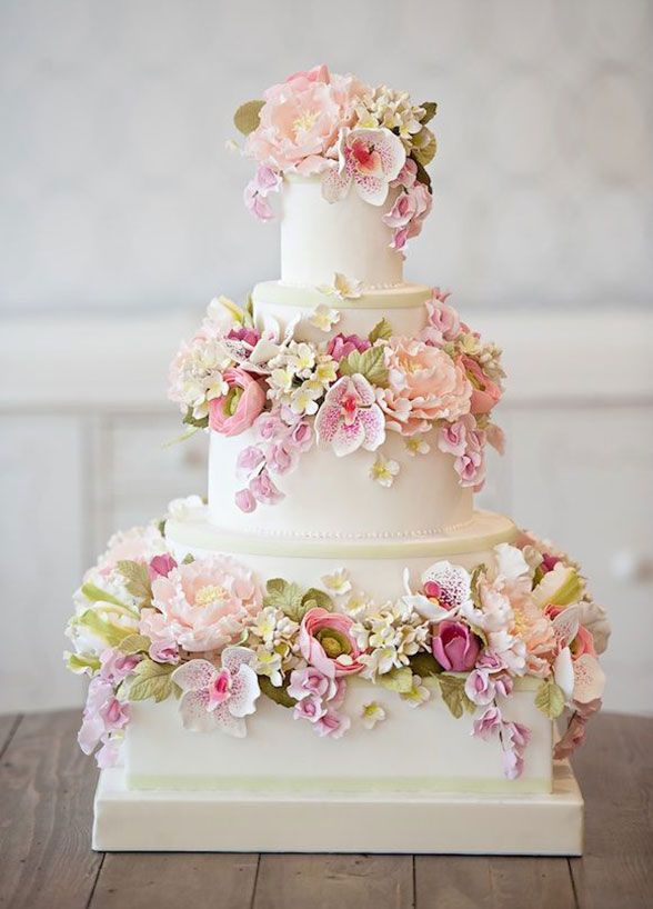 Hochzeit - 10 Prettiest Spring Wedding Cakes