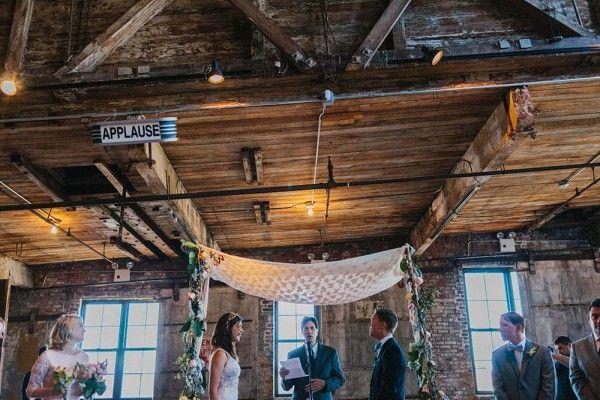 زفاف - Industrial Brooklyn Loft Wedding
