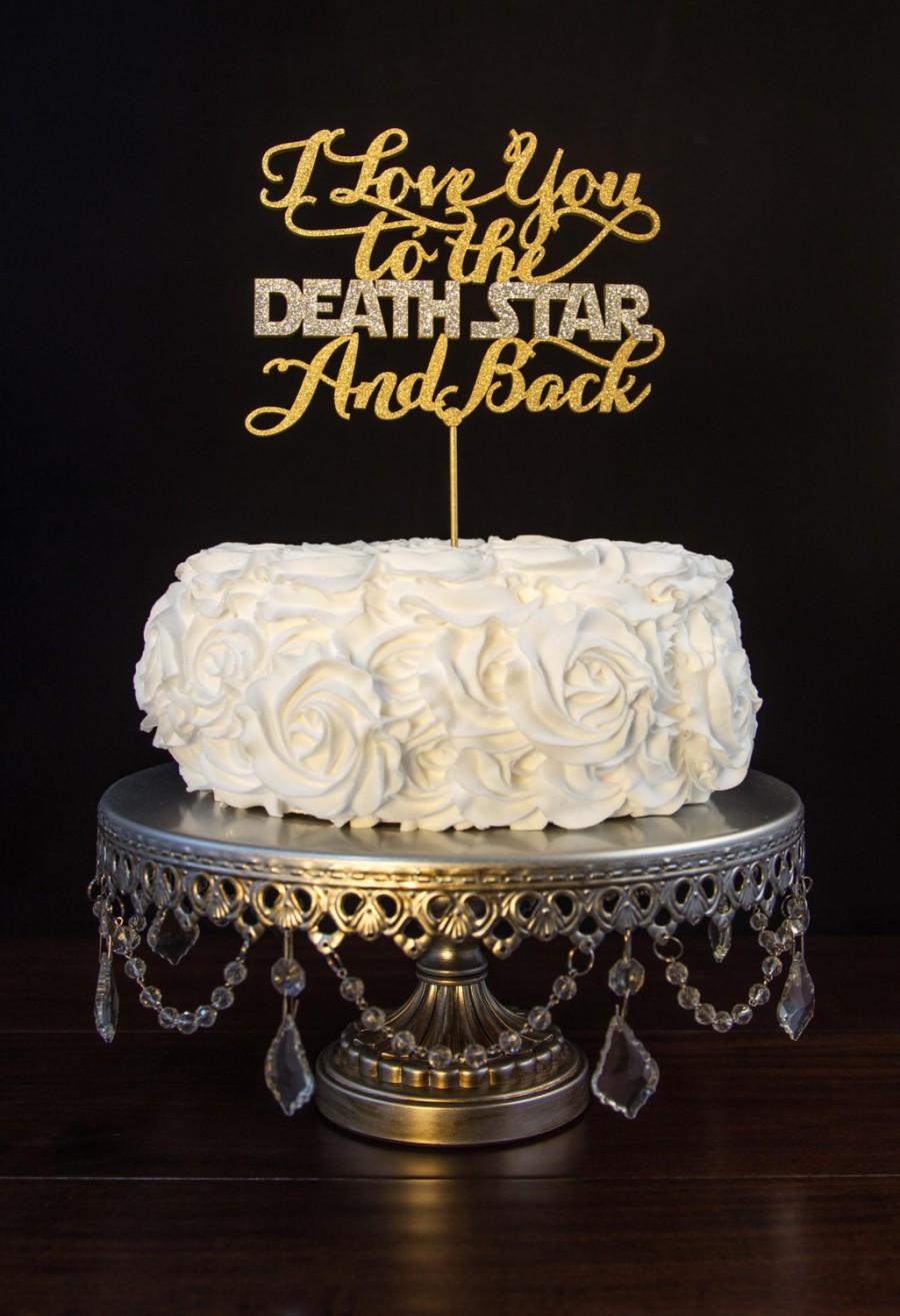 Acrylic Wedding cake Topper inspired by Star Wars……STW01 