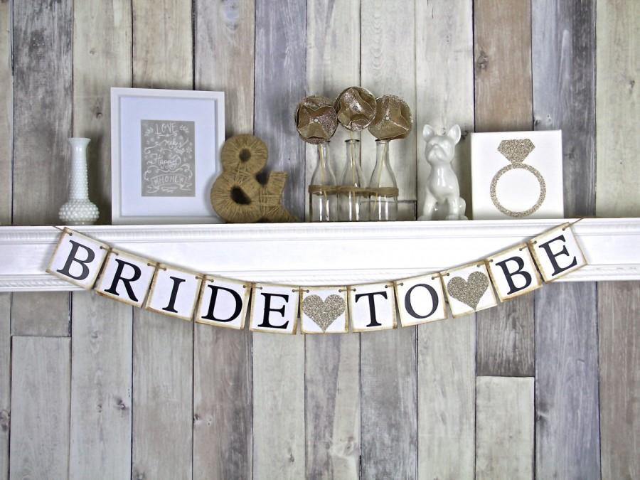 Mariage - Hens party Decorations, Bridal Shower Banner, Hens Party Banner, Bride To Be banner
