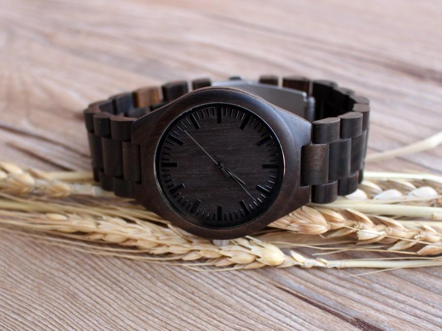 زفاف - Personalized Wooden Watch Engraved Anniversary Gift for Men Birthday Gift for Husband Valetines Day Gift for Boyfriend Christmas Gift