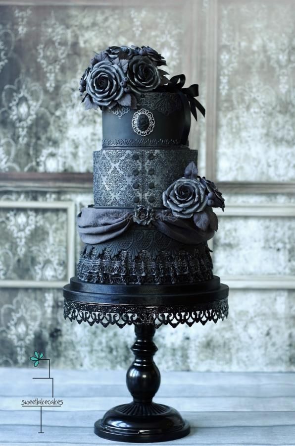 Hochzeit - Gothic Wedding Cake 2.0