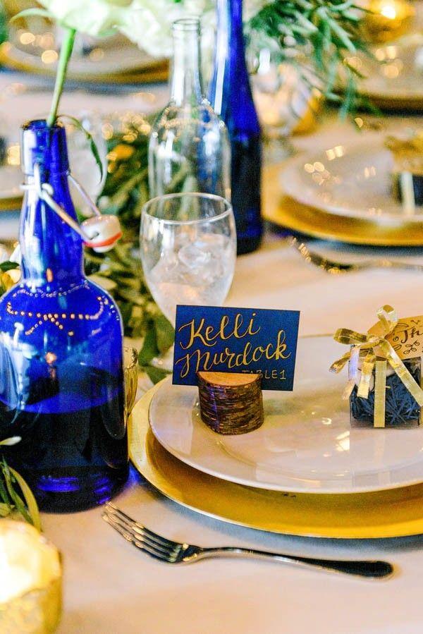 Mariage - Navy And Gold Barn Wedding In Denver