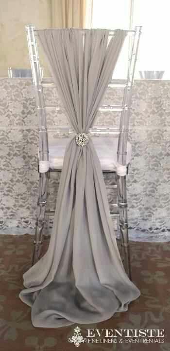 Hochzeit - Chiffon Chair Covers Chiffon Chair Sash Wedding Chair Covers Bride And Groom Chairs