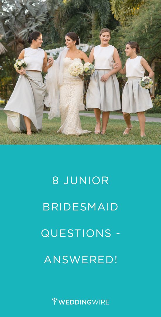 Свадьба - 8 Junior Bridesmaid Questions—Answered!