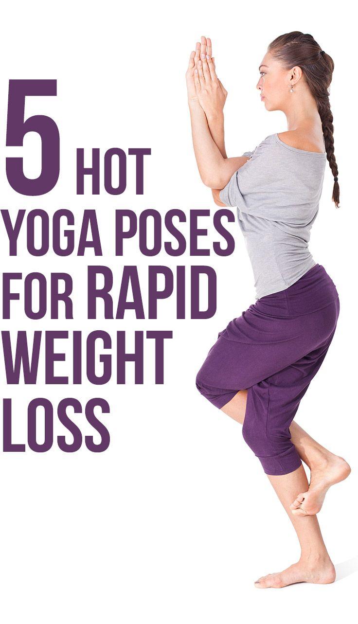 Hochzeit - 5 Hot Yoga Poses For Rapid Weight Loss