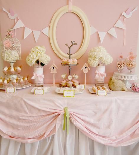 Hochzeit - Hostess With The Mostess® - Little Pink Birdie Baby Shower