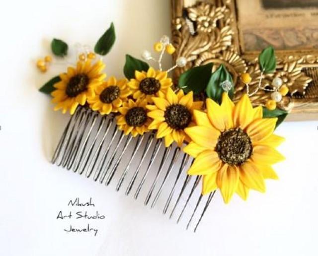 Свадьба - Sunflower Wedding Theme from Nikush Jewelry