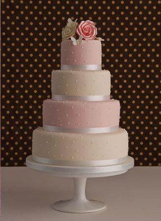 Wedding - Butterfly And Rose Wedding Cake
