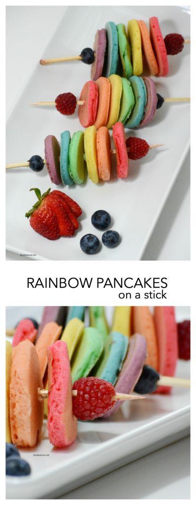 Hochzeit - Rainbow Pancakes