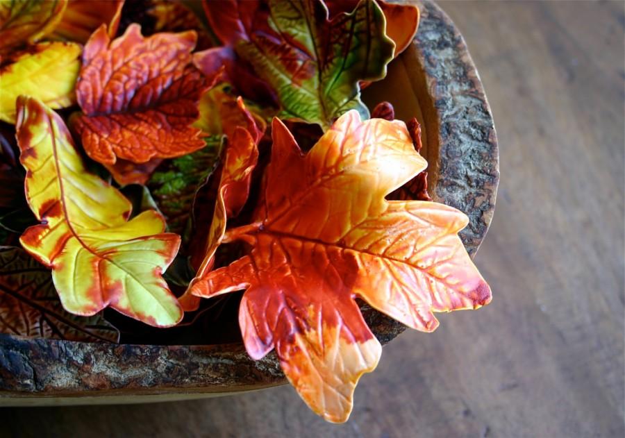 Wedding - Edible, Candy Fall Leaves 60 -  Halloween / Thanksgiving  -as seen in Apartment Therapy Fall 2014