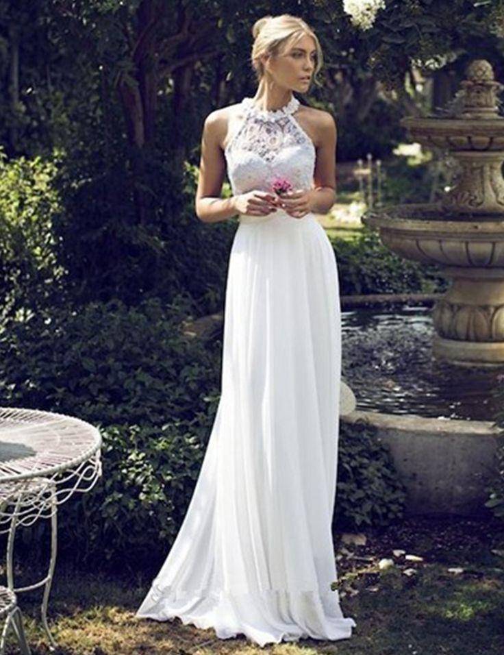 Hochzeit - Gown Kids Picture - More Detailed Picture About 2015 White Beach Wedding Dresses Backless Sexy Vestido De Noiva 2016 Chiffon Applique Bridal Dresses Wedding Gowns  L1077 Picture In Wedding Dresses From Prom Girl 