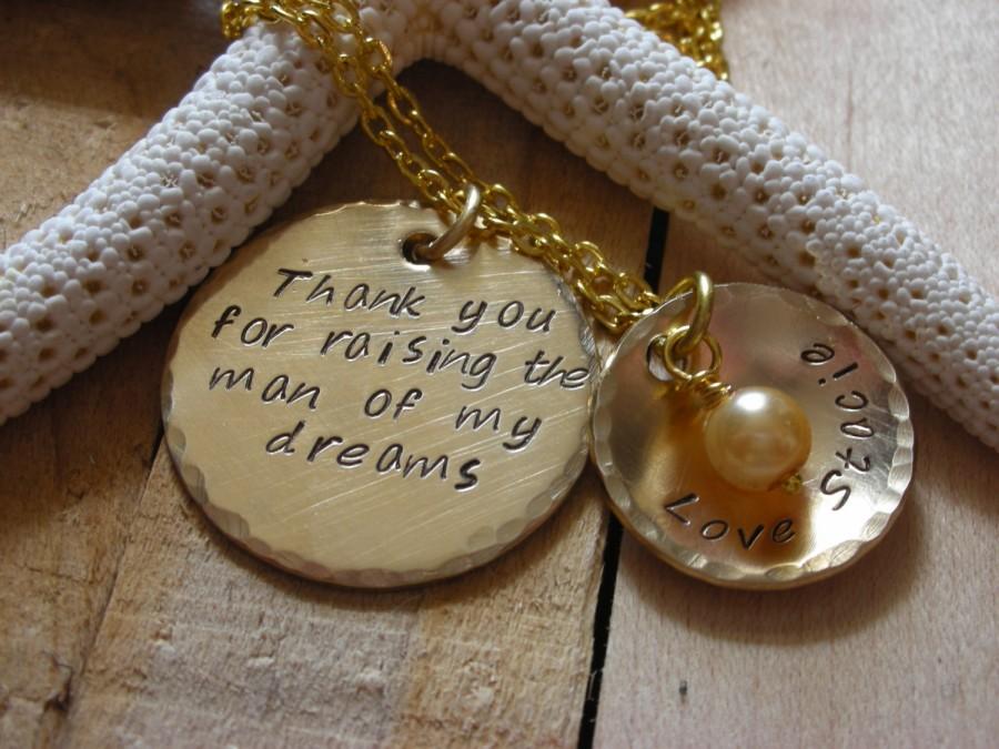 Mariage - Necklace  Mother In Law Gift-Daughter in Law Gift-Mothers Day -Mother in Law Necklace -Wedding-Mother of the Groom-Bride