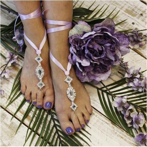 زفاف - barefoot sandals wedding