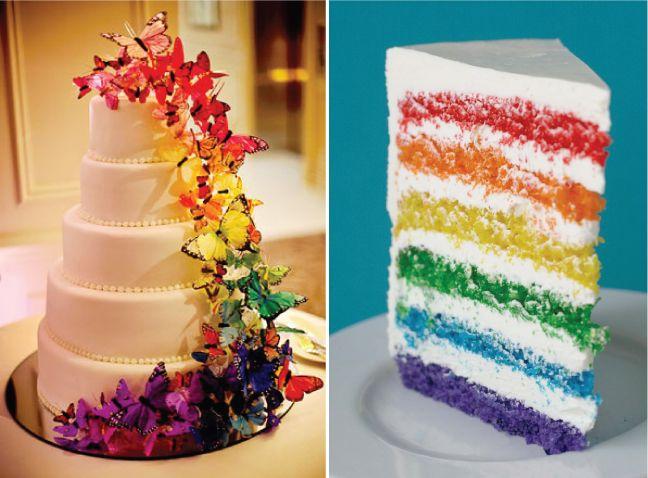 Свадьба - Rainbow Themed Wedding Inspiration