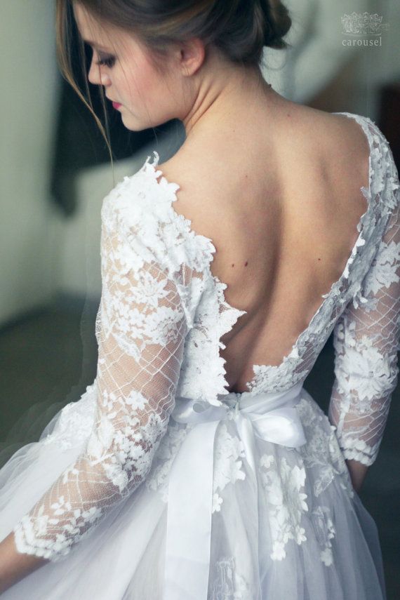 زفاف - Blush Wedding Dress // Fleur // 2 Pieces