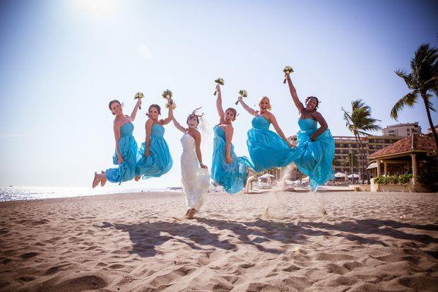 Mariage - Elegant Summer Beach Wedding: Megan And Joe