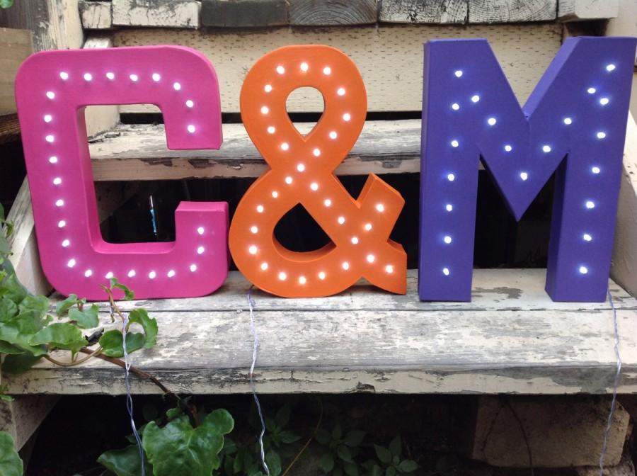 Mariage - Marquee Letter - 12", Battery Operated, LED