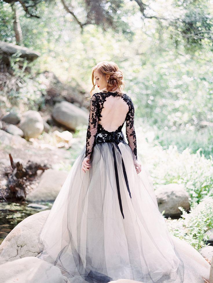 زفاف - Edgy Black Lace Wedding Inspiration