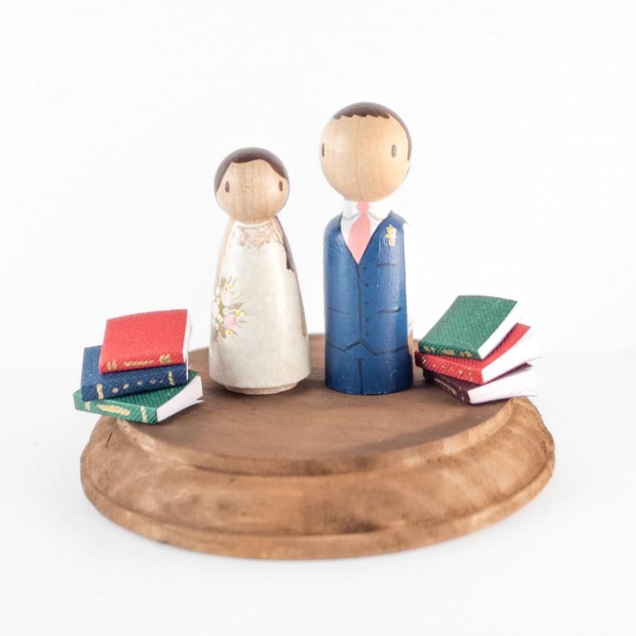 Wedding - Book Themed Wedding - book cake toppers - book themed - book pages - vintage wedding - storybook wedding - vintage wedding cake topper