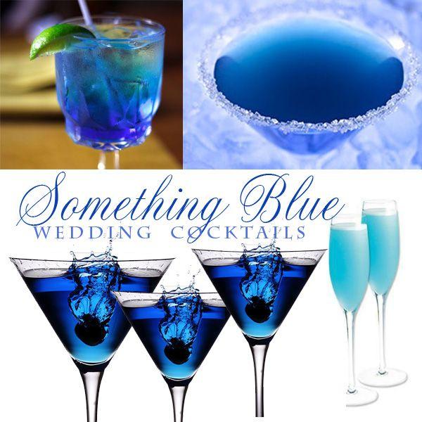 Свадьба - Thirsty Thursday: "Something Blue" Wedding Cocktail Ideas