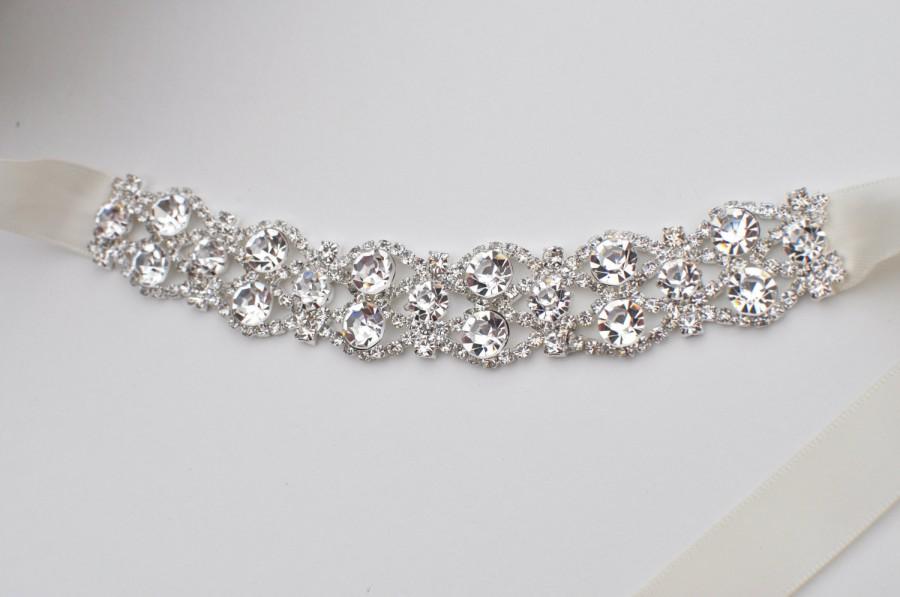 زفاف - Crystal bracelet, Bridal bracelet, Bridesmaid gift, bridesmaid bracelet, Wedding bracelet, accessory, bead, bridal, wedding, Rhinestone