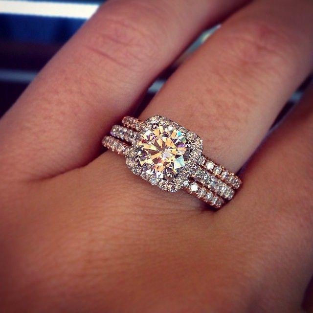 زفاف - Engagement Ring Eye Candy: Rose Gold Engagement Rings