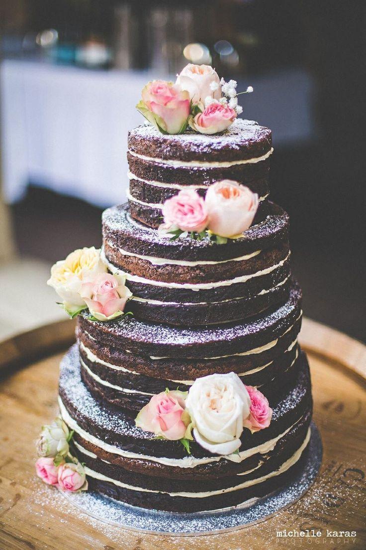 زفاف - 31 Beautiful Naked Wedding Cake Ideas For 2016