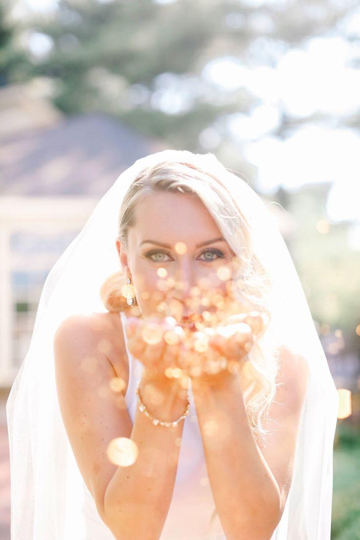 Wedding - Gold Confetti Isn't The Only Thing That Sparkles At This New Jersey Wedding