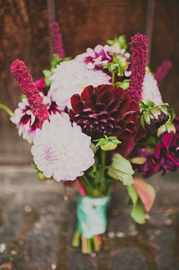 زفاف - Dark Pink Bouquets 