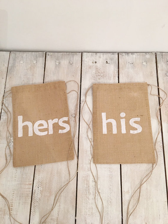 Mariage - His and Hers Money dance bag set Dollar Dance Bag Wedding Dance Bag Drawstring Bag Burlap Wedding Bag Bridal dance money bag His her