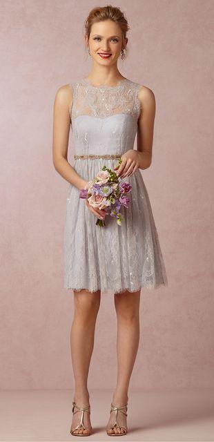 Hochzeit - Grey Bridesmaid Dresses
