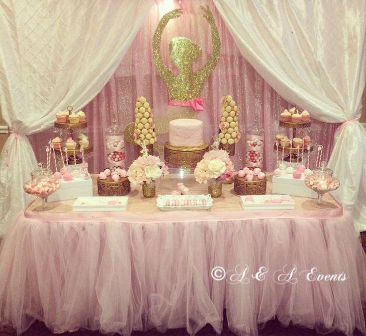 Свадьба - Ballerina Baby Shower Party Ideas