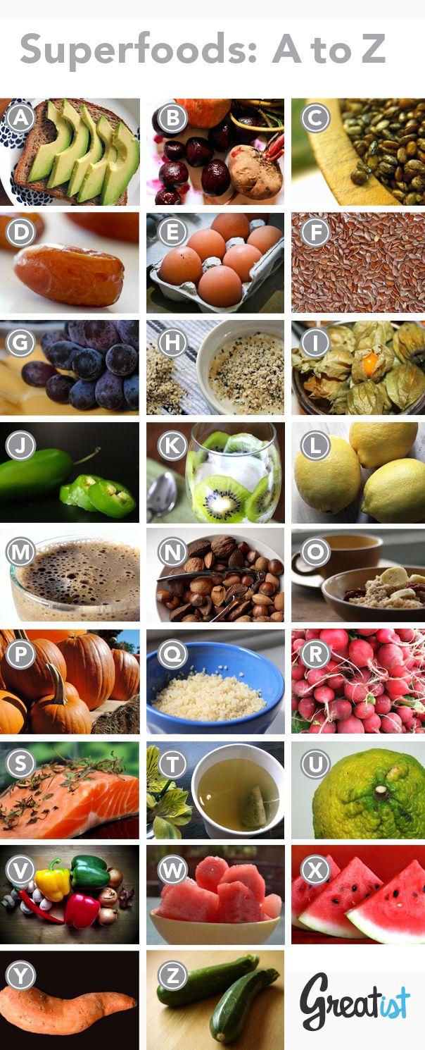 Mariage - The Best Superfoods, From A To Z