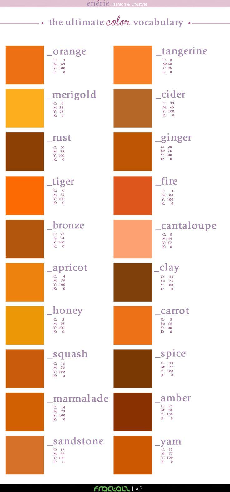 زفاف - The Ultimate Color Vocabulary – Part IV