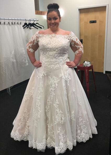 cheap modest plus size wedding dresses