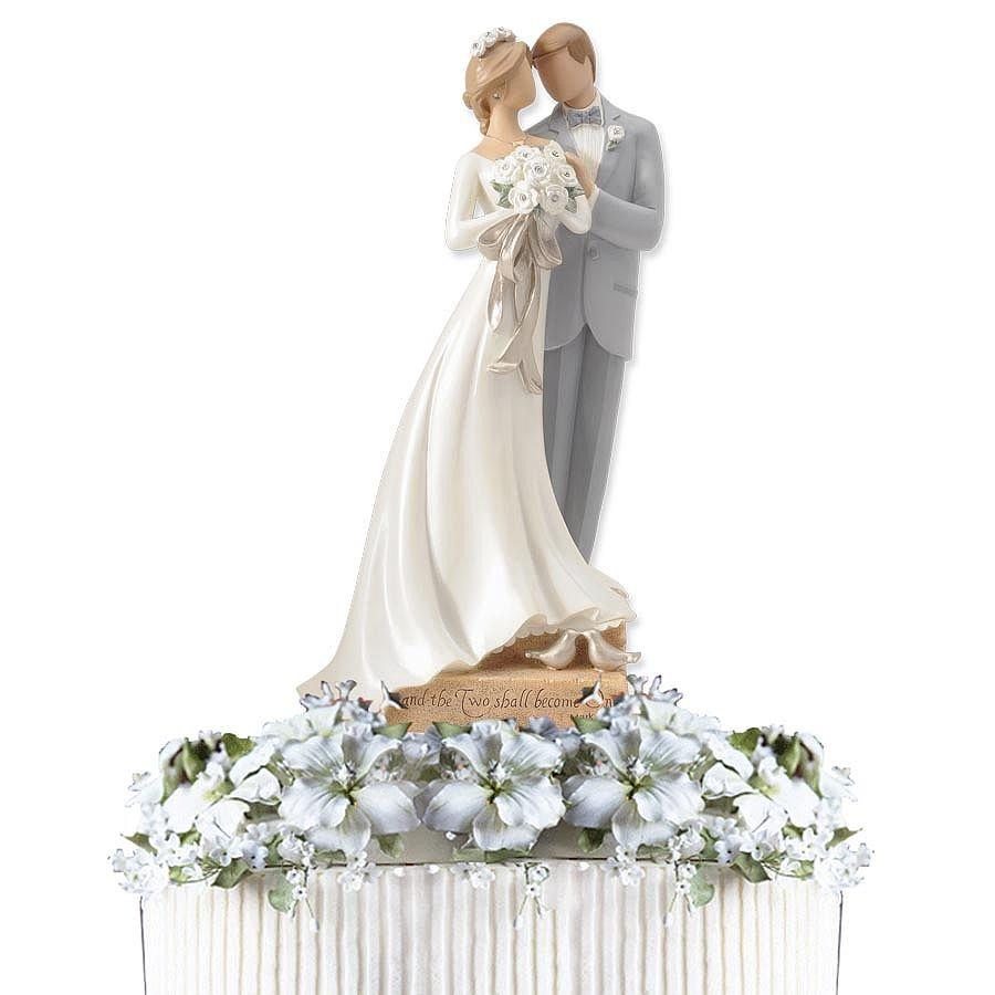 Hochzeit - Legacy of Love Wedding Cake Topper - Custom Painted Hair Color Available - 4020315