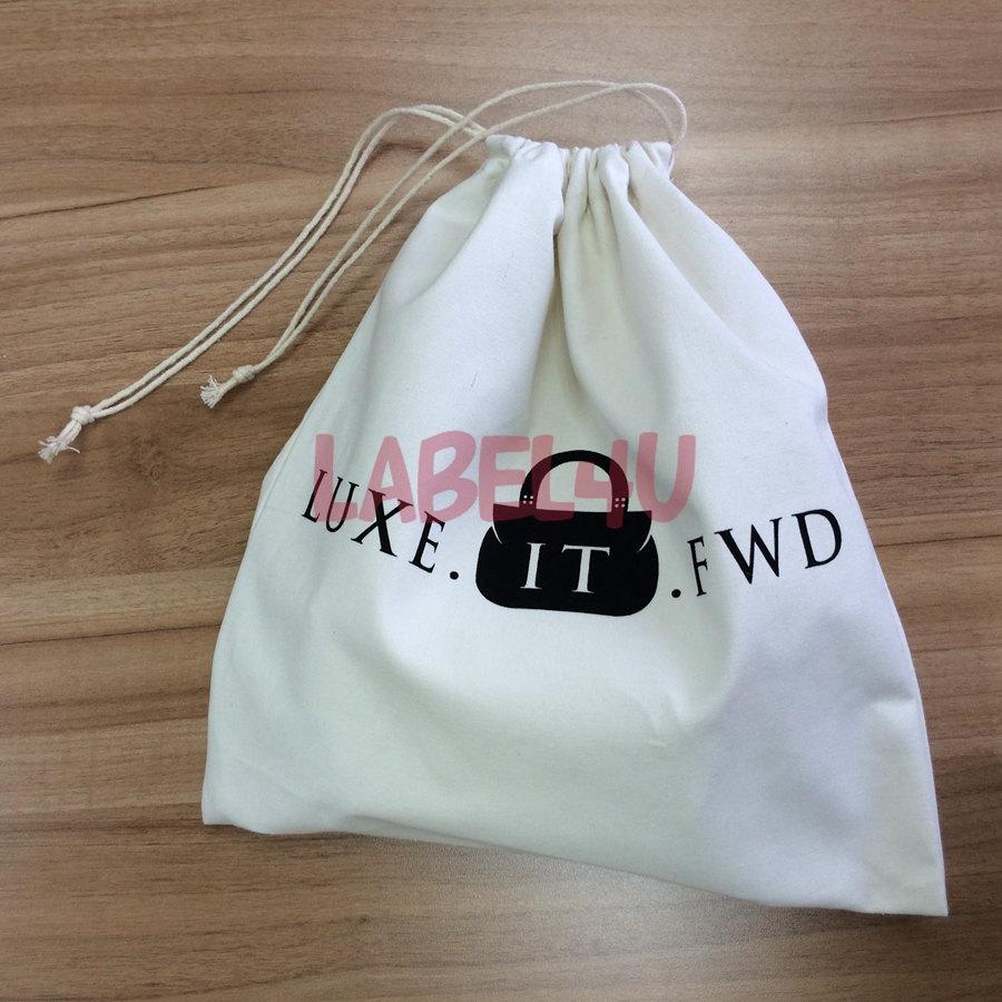 Hochzeit - 100 drawing string dust bag, Custom cotton bag, custom drawstring bag, cotton dust bag