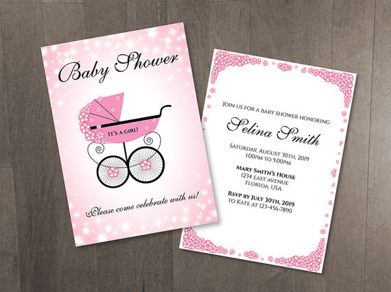 Mariage - DIY Printable Baby Shower Template 