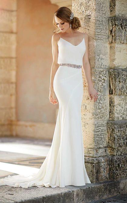 Свадьба - Designer Beach Wedding Dress By Martina Liana