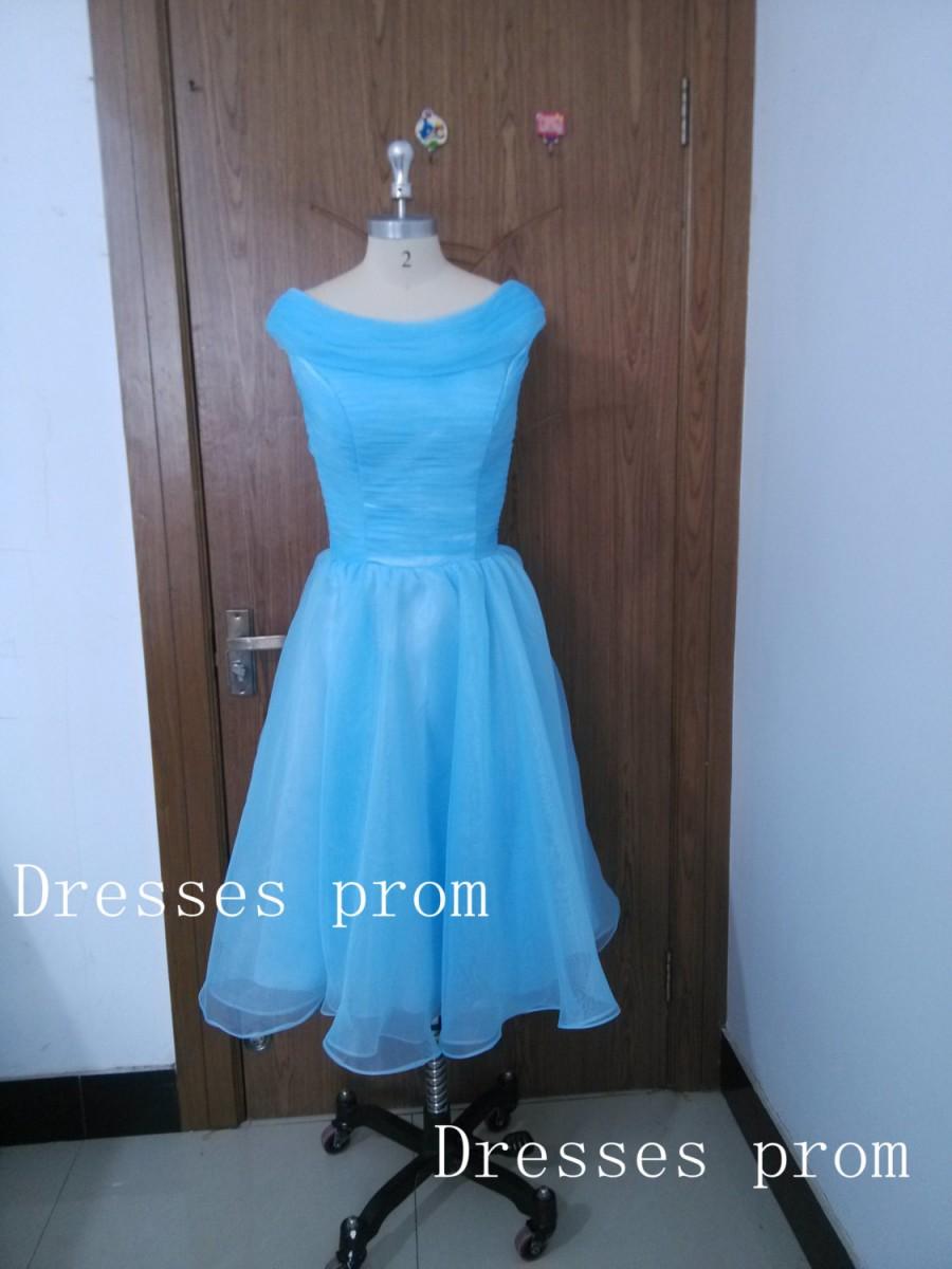 Mariage - Short  bridesmaid dress/ short homecoming dress/ girls party dress short homecoming dress, wedding party dress