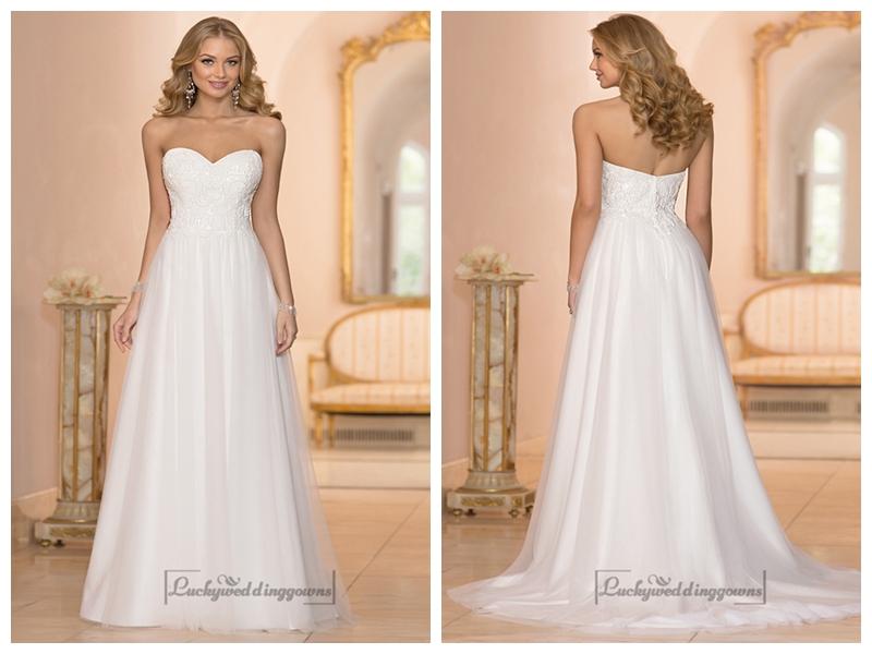 Wedding - Alluring Tulle Sweetheart Neckline Floor-length Mermaid Evening Dress