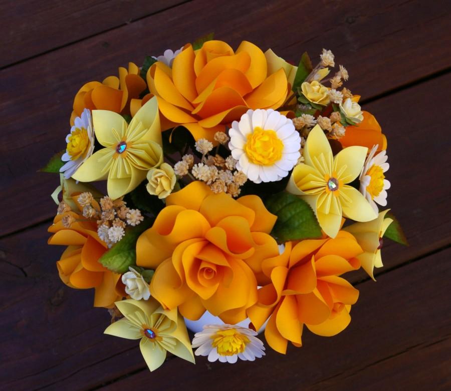 Hochzeit - Paper Flower Bouquet