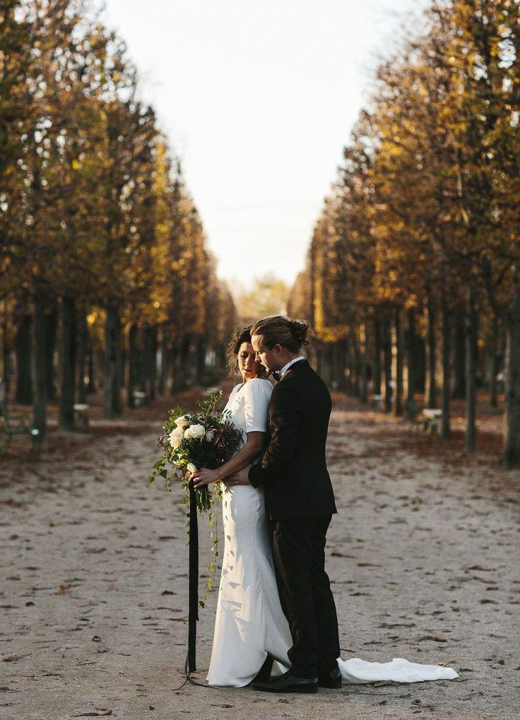 Wedding - Modern Elopement In Paris: Jennifer   Robert