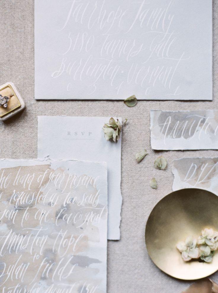 Mariage - Lunar Tinted Stationery Suites / Wedding Style Inspiration