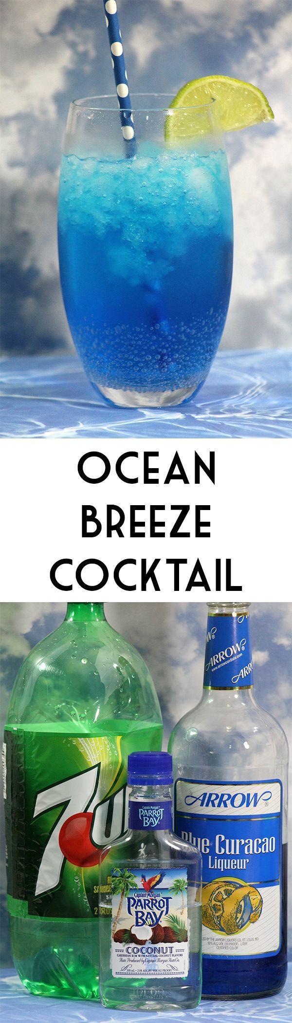 Hochzeit - Ocean Breeze Cocktail