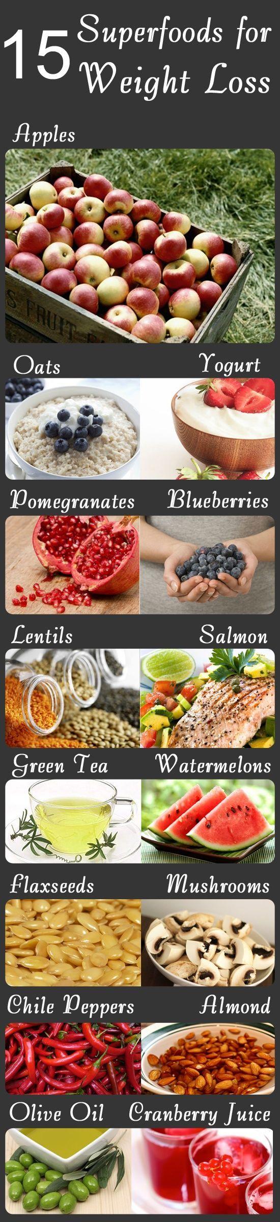 Hochzeit - 15 Superfoods For Weight Loss